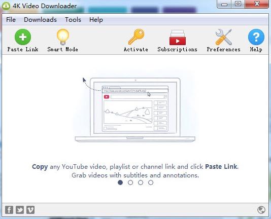 paste URL on 4K Video Downloader