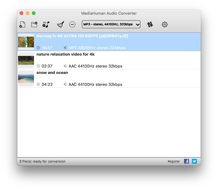 best free video to mp3 converter for Mac 05