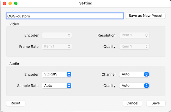 make an advanced setting