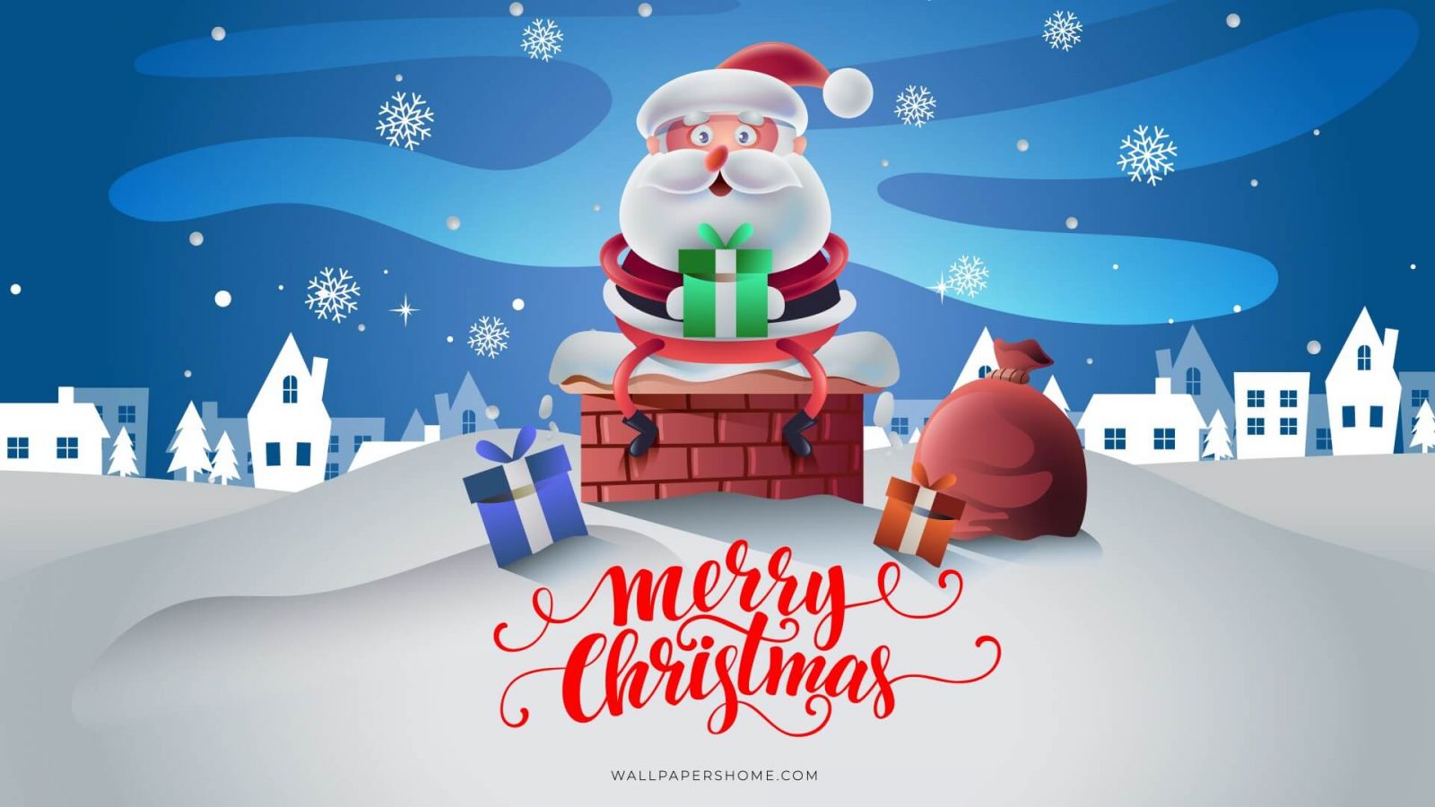 Mac HD Christmas wallpaper